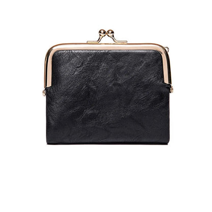 Portefeuille Cuir Classique à Fermeture Antique