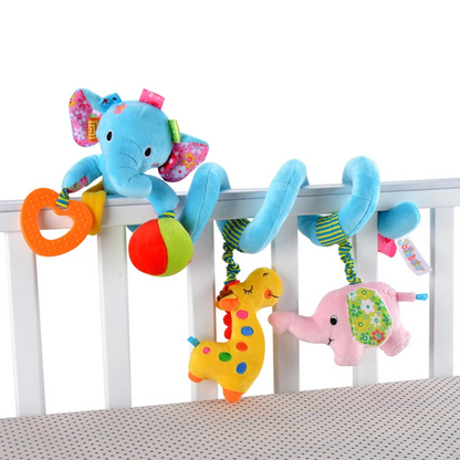 Jouet d'activité pour bébé - Accessoire siège auto et poussette doux