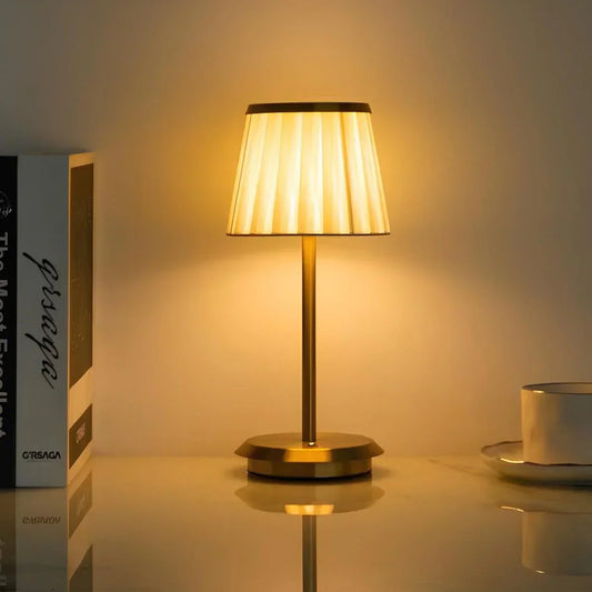 Lampe de Table Plissée Élégante Moderne - BlxckFR