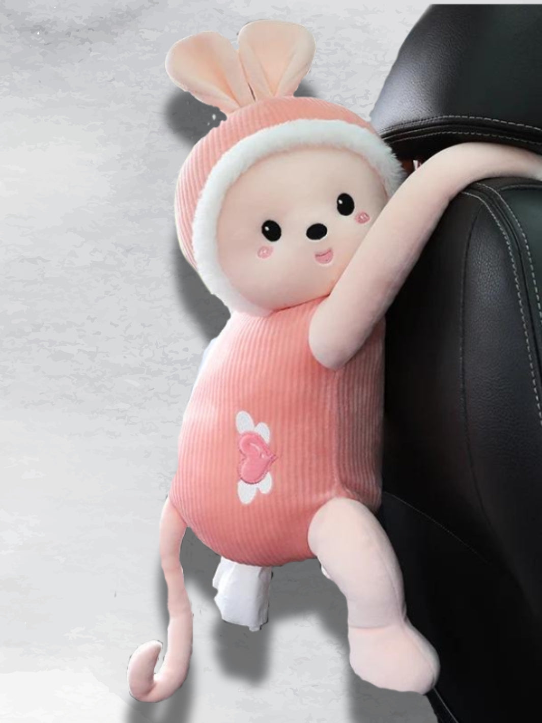 Peluche Lapin Étui à mouchoirs Auto - Foivo