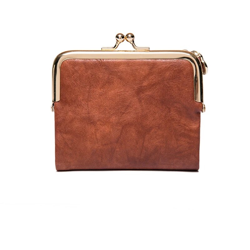 Portefeuille Cuir Classique à Fermeture Antique