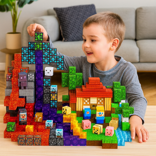 Bloc de Construction Magnétique Jouet Enfants - BlxckFR
