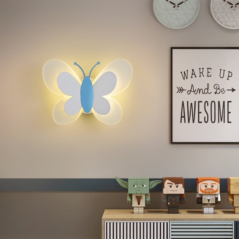 Lampe Murale Élégante Aile de Papillon LED Économe
