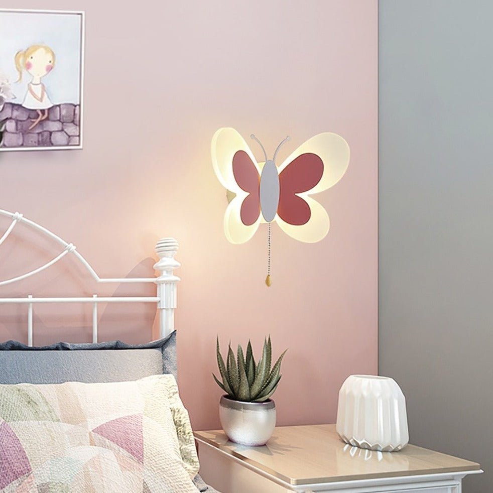 Lampe Murale Élégante Aile de Papillon LED Économe