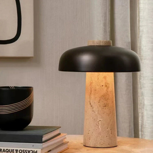 Lampe de Table en Pierre Naturelle Champêtre - Foivo