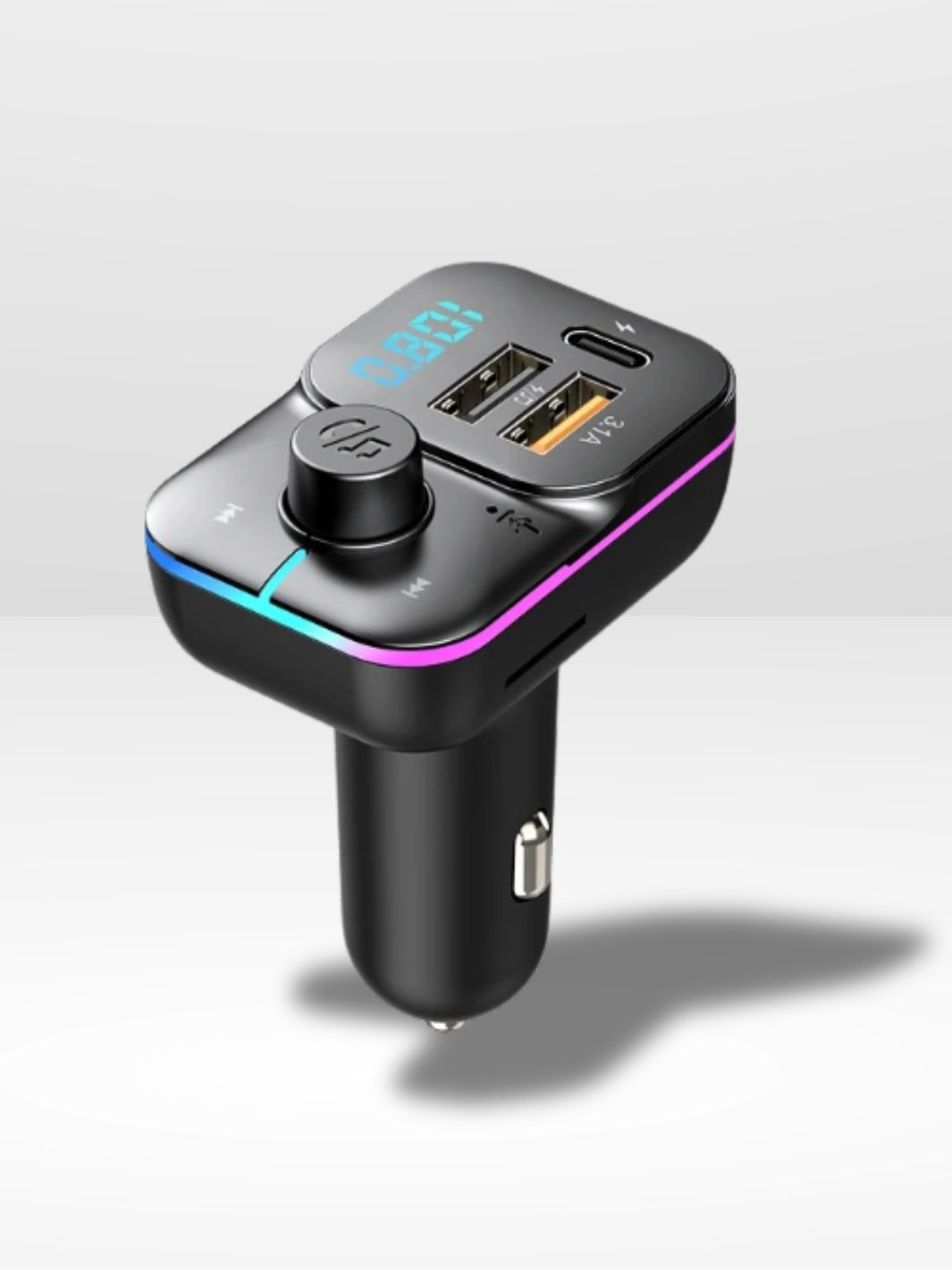 Récepteur Auto Bluetooth avec Affichage LED