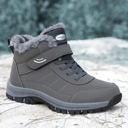 Bottes Hiver Chaudes et Étanches avec Fermeture Rapide