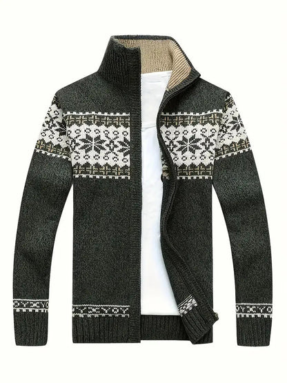 Cardigan Chic à Manches Longues pour Homme