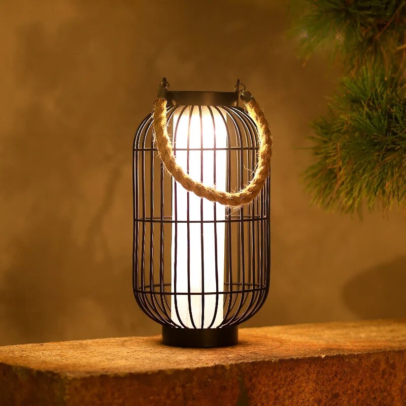 Lampe Solaire LED Extérieur Élégante Design Asiatique - Foivo