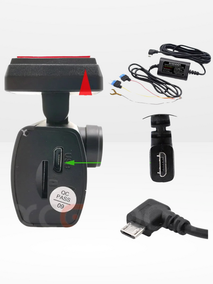 Kit Câblage Dashcam Sécurité 24h/24