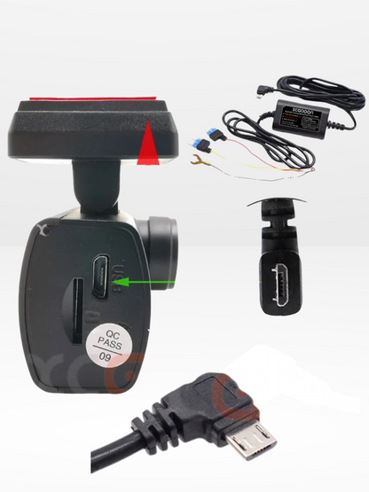 Kit Câblage Dashcam Sécurité 24h/24