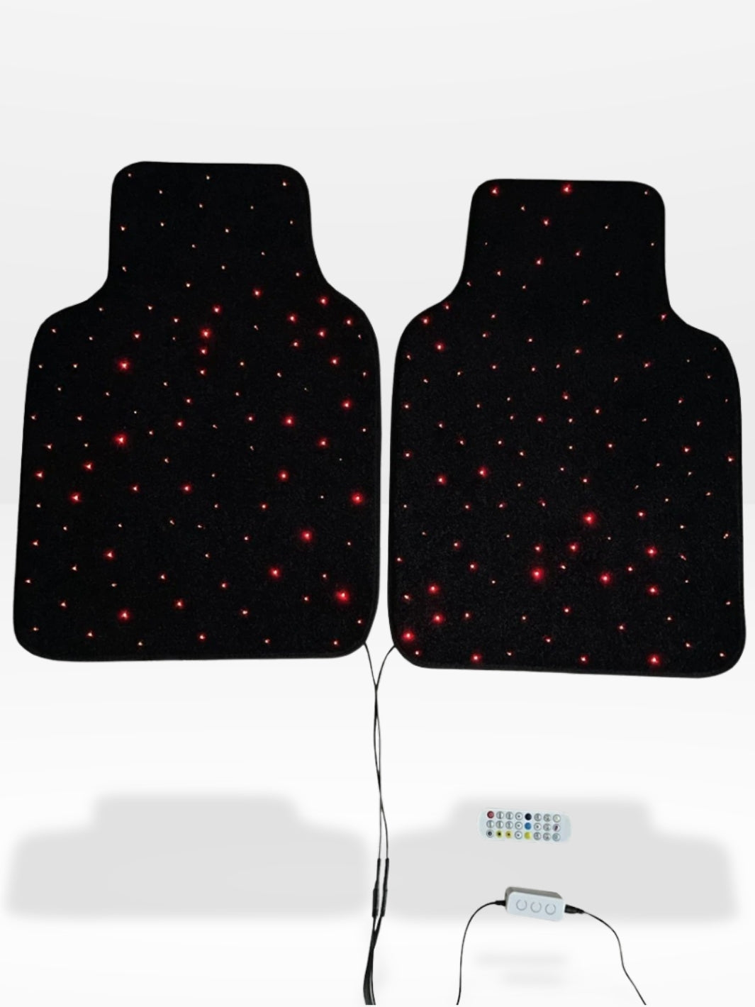 Tapis de voiture LED Éclairé - Décoration intérieure Luxe - Foivo