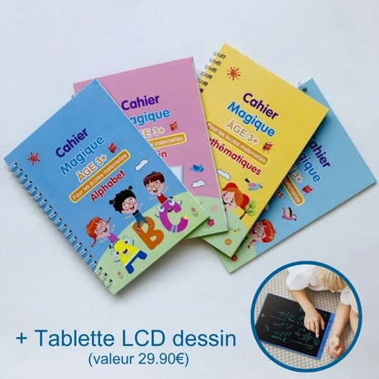 Carnet de notes enchanté effaçable