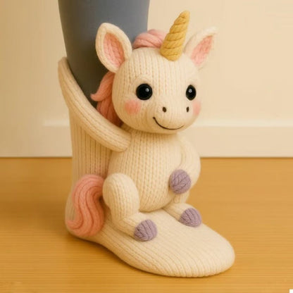 Chaussons Douillets Animaux Mignons pour Intérieur