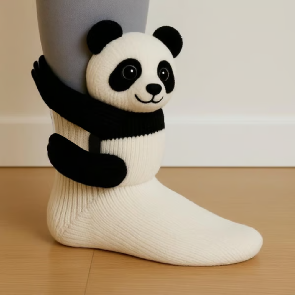 Chaussons Douillets Animaux Mignons pour Intérieur