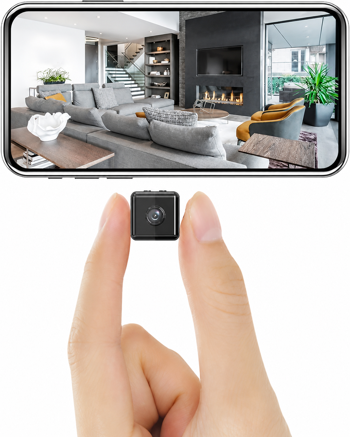 Caméra de sécurité WiFi Mini 1080p Intelligente Unisexe - Foivo