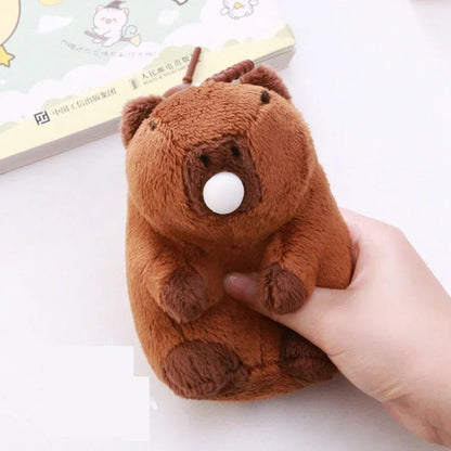 Capybara Mignon | Porte-clés Doux et Amusant avec Son