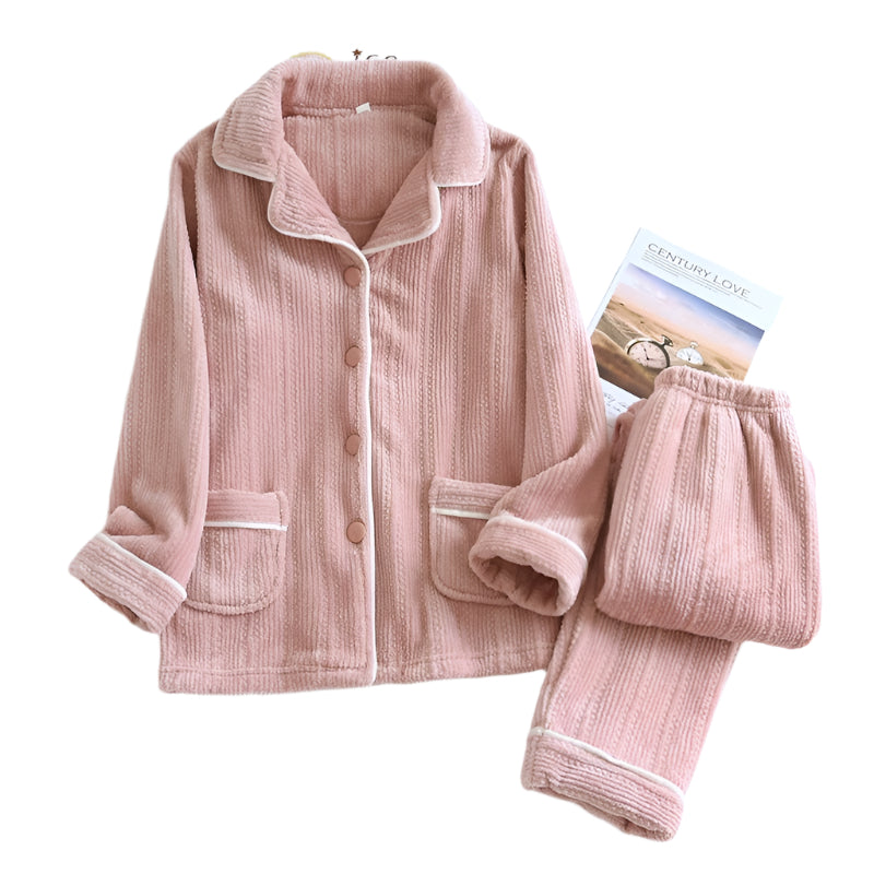 Pyjama Velours Doux Féminin pour Nuit Calme - BlxckFR