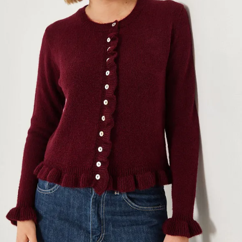Cardigan Femme Maille Texturée Coupe Classique