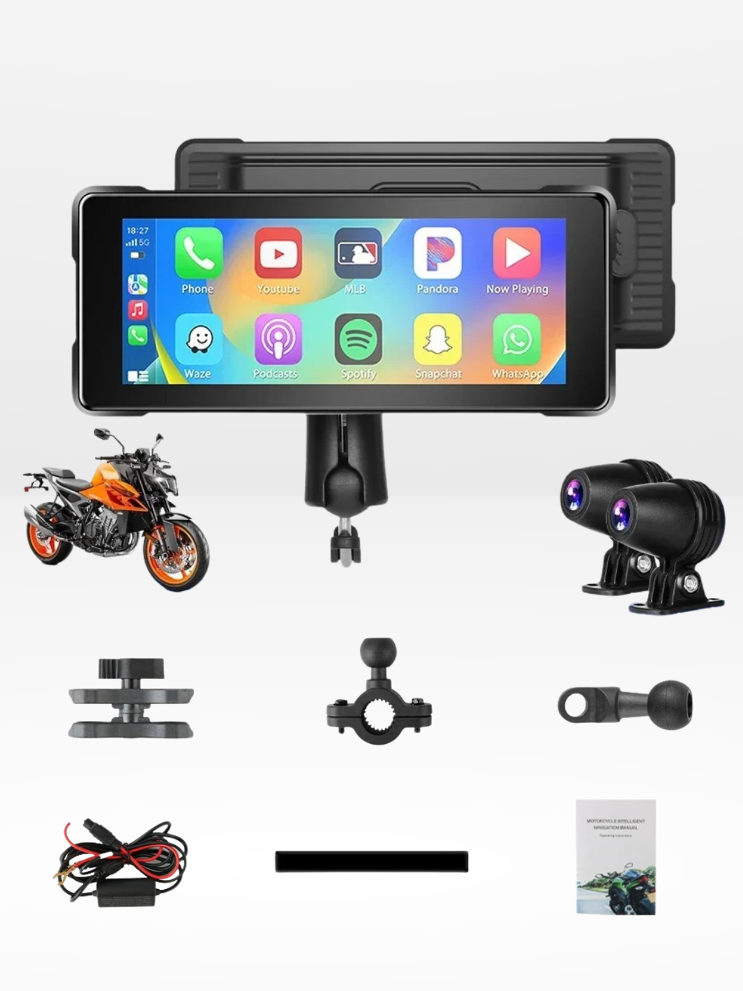 Écran GPS Moto Étanche - Navigation et Sécurité Routière