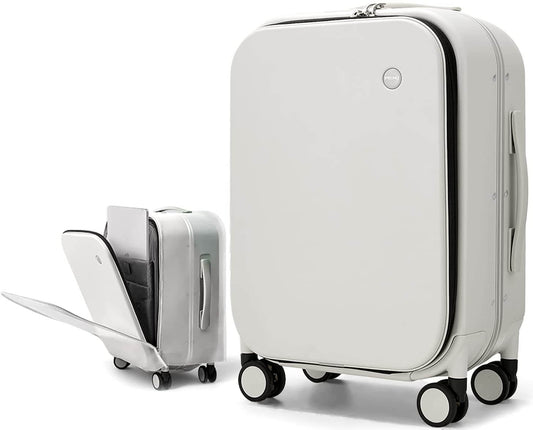 Valise à roulettes Unisexe Rigide Compact avec Housse de Protection - Foivo