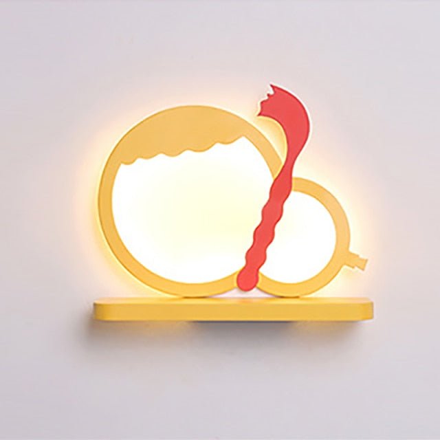 Lampe Murale Design avec Meuble de Rangement