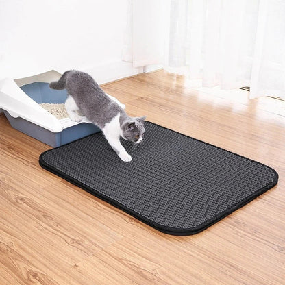 Tapis de Litière Chat antidérapant et Lavable - Foivo