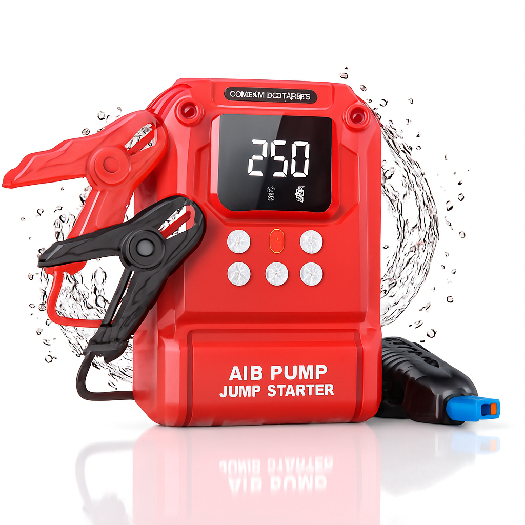 Démarreur de Voiture avec Compresseur d'Air - BlxckFR