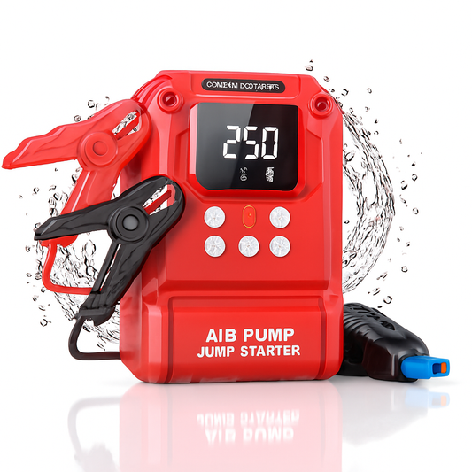 Démarreur de Voiture avec Compresseur d'Air - BlxckFR
