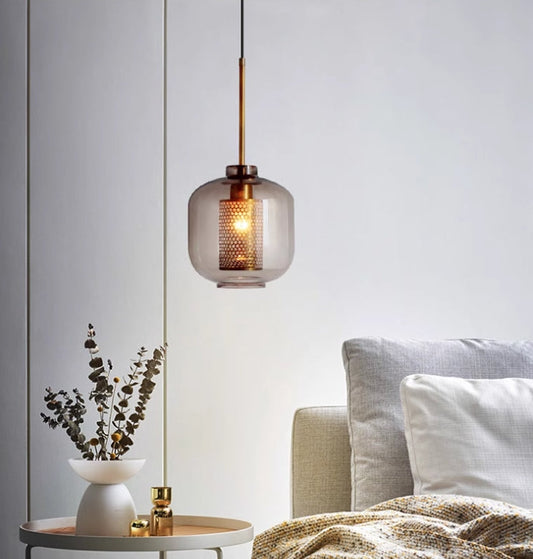 Lampe Pendante Élégante en Verre – Suspension LED Intérieur Design - Foivo