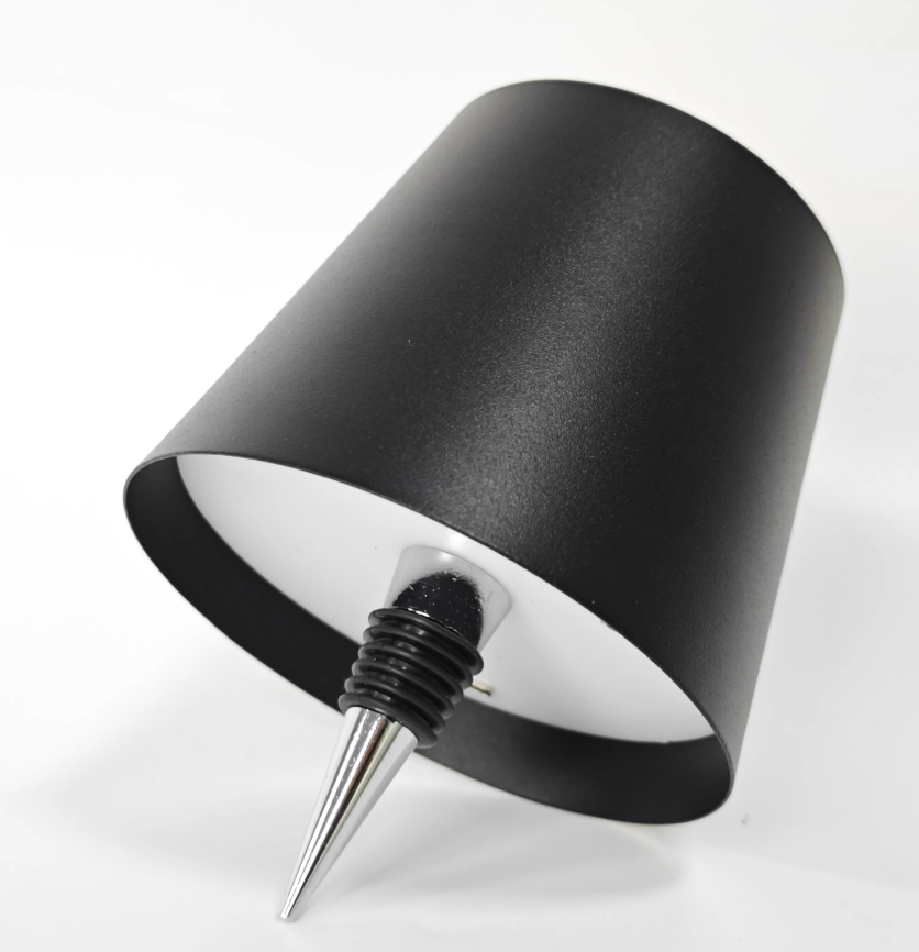 Lampe de Table en Bouteille de Vin Élégante et Rechargeable