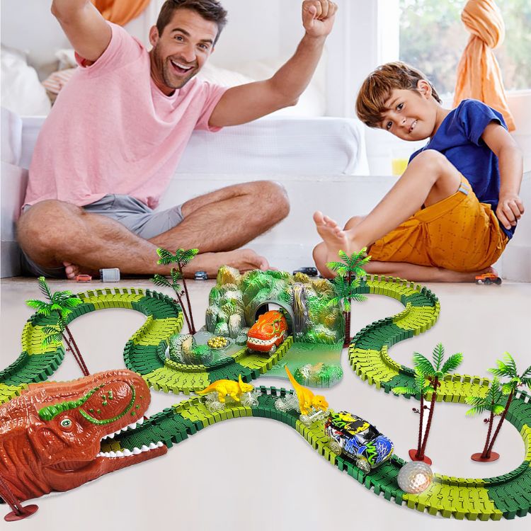 Jouet dinosaure - Circuit de Course Épique