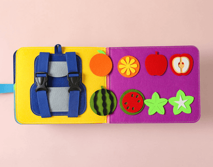Livre Tissu Bébé Montessori Souple Educatif