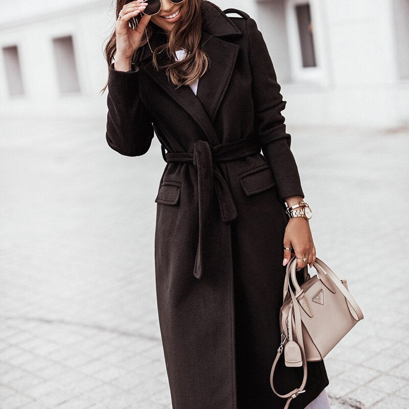 Manteau Hivernal Chic Féminin