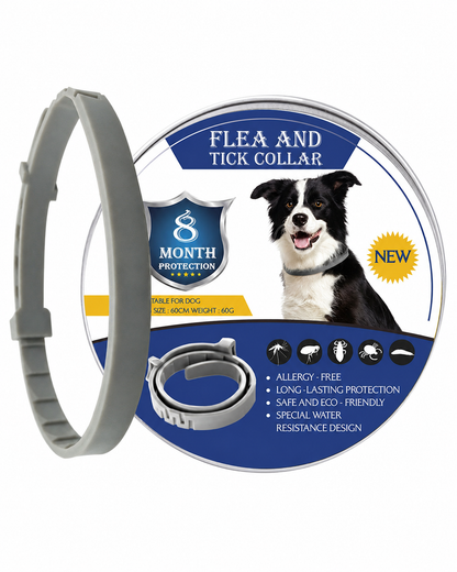 Collier Anti-puces et Anti-tiques Unisexe pour Chiens et Chats - Foivo