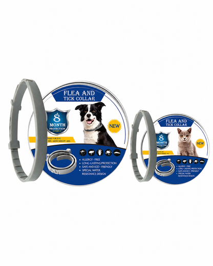 Collier Anti-puces et Anti-tiques Unisexe pour Chiens et Chats