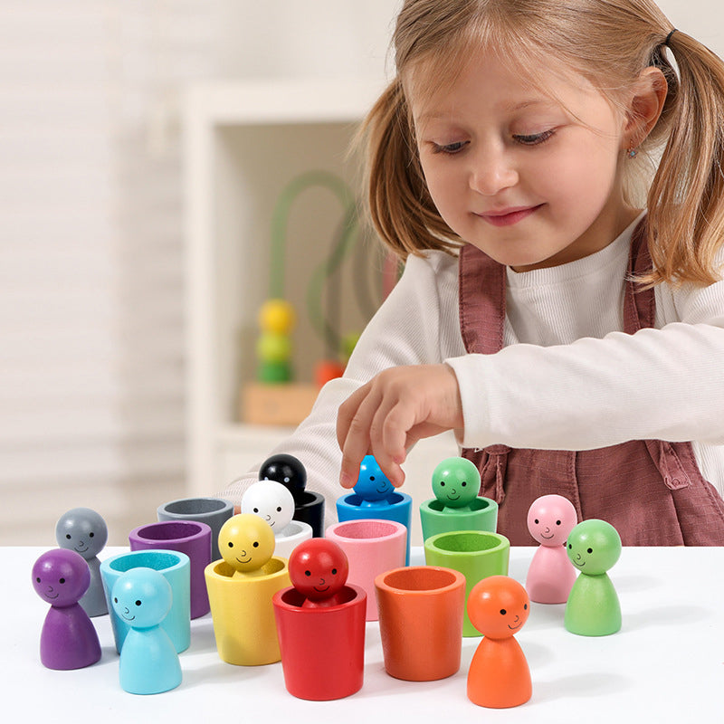 Jeu Éducatif Bois Tri par Couleur - BlxckFR
