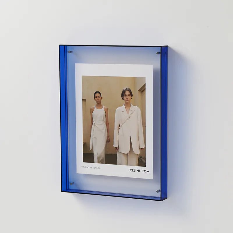 Cadre Photo Brillant en Verre Couleur – Déco Chic et Actuel