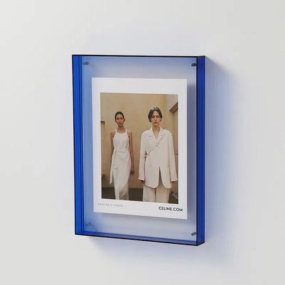 Cadre Photo Brillant en Verre Couleur – Déco Chic et Actuel