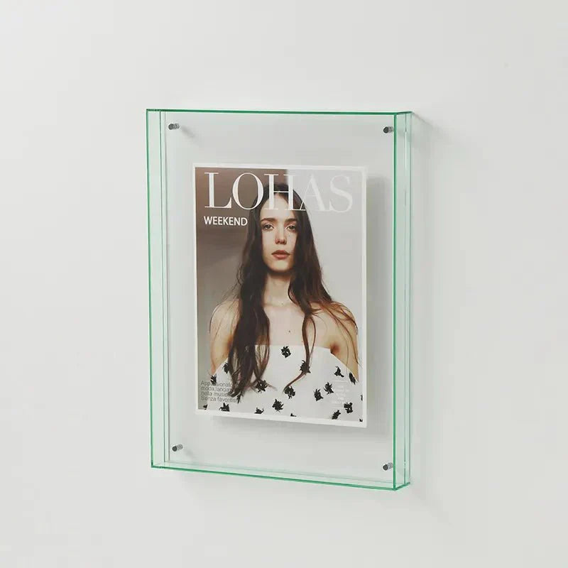 Cadre Photo Brillant en Verre Couleur – Déco Chic et Actuel