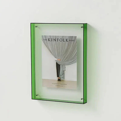 Cadre Photo Brillant en Verre Couleur – Déco Chic et Actuel