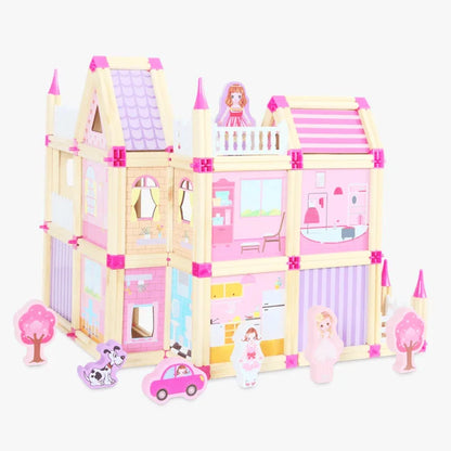 Jeux de Construction Bois Maison - Développe ta Créativité