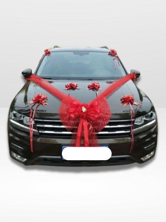 Décoration Voiture de Mariage Élégante - Foivo