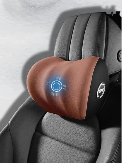 Coussin de Voiture avec Massage Vibreur et Appuie-tête Relaxant