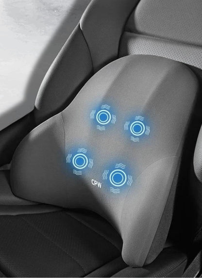 Coussin de Voiture avec Massage Vibreur et Appuie-tête Relaxant