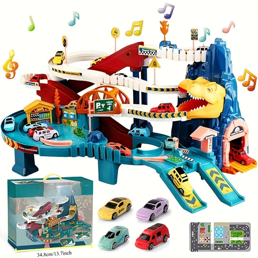 Jeux de Dinosaures Aventure Préhistorique - Circuit de Course et Montagnes - BlxckFR