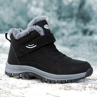Bottes Hiver Chaudes et Étanches avec Fermeture Rapide