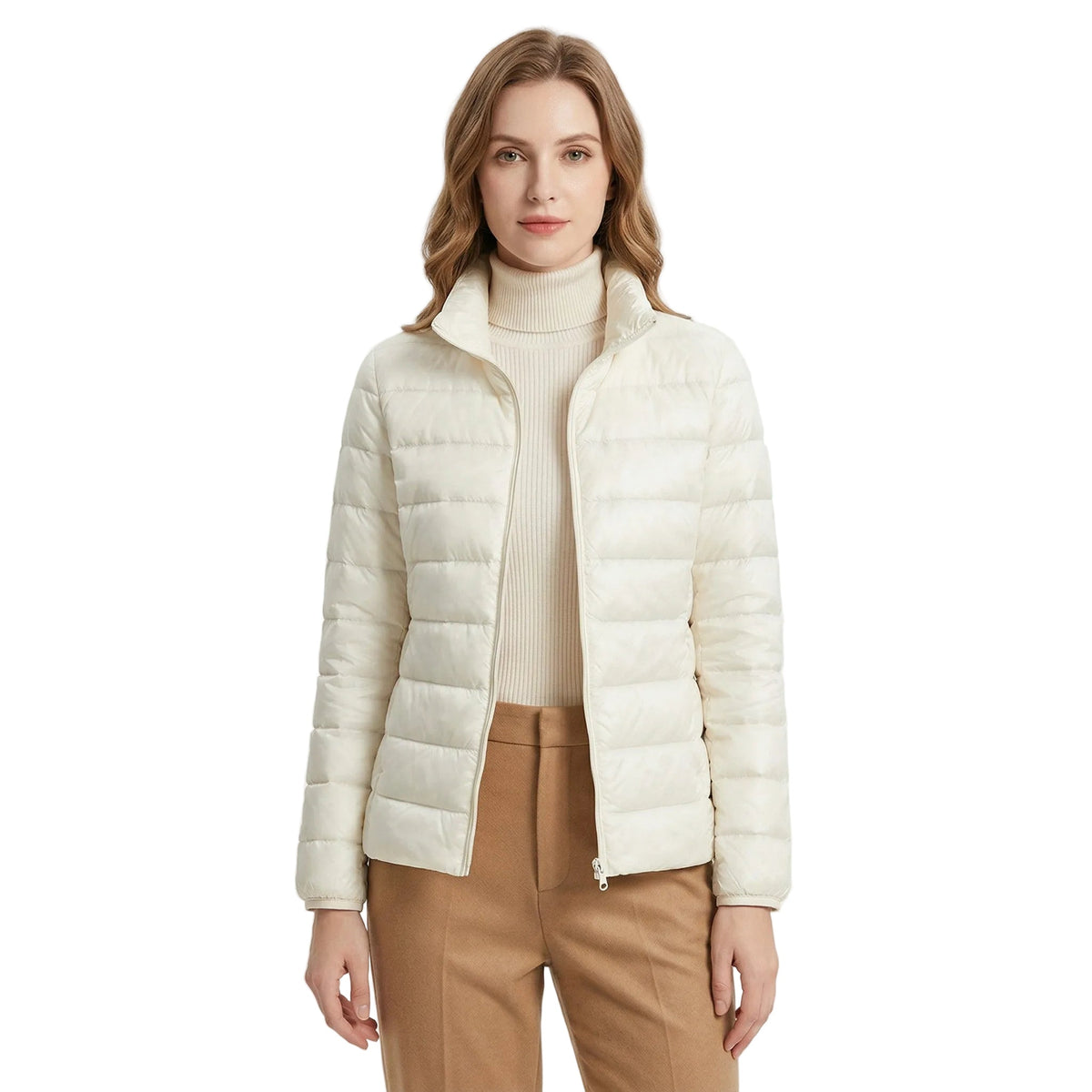 Veste Courte Femme Duvet Léger Coupe Matelassée - Foivo