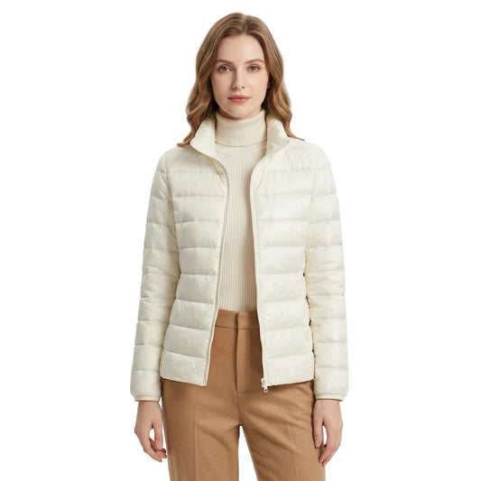 Veste Courte Femme Duvet Léger Coupe Matelassée - Foivo