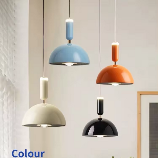 Lampe Plafond LED Élégante en Métal et Verre - Foivo